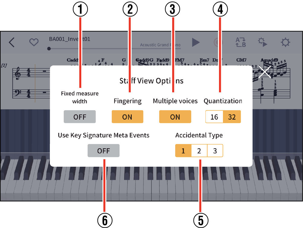 Casio hotsell piano music